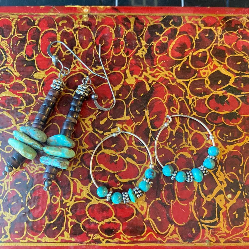 Natural Stone Earrings